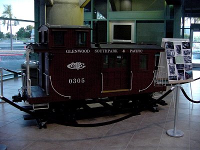 Large scale 15 inch or 18 inch gauge caboose.