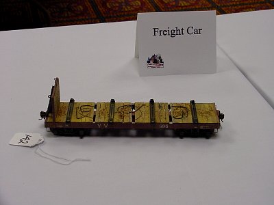 Yosemite Valley incline flatcar in 1:48: I'm pretty sure this is the car Jack Burgess won Best Freight Car with at this year's NMRA National.